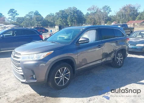 2018 Toyota Highlander Xle из США, поврежденный, VIN 5TDKZRFH0JS542794
